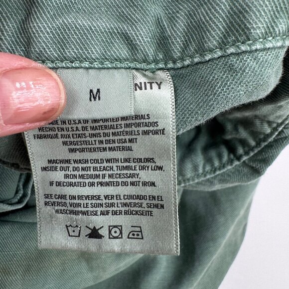Citizens. of Humanity Surplus Utility Jumpsuit Green Size M Button Up Belted - Picture 11 of 14